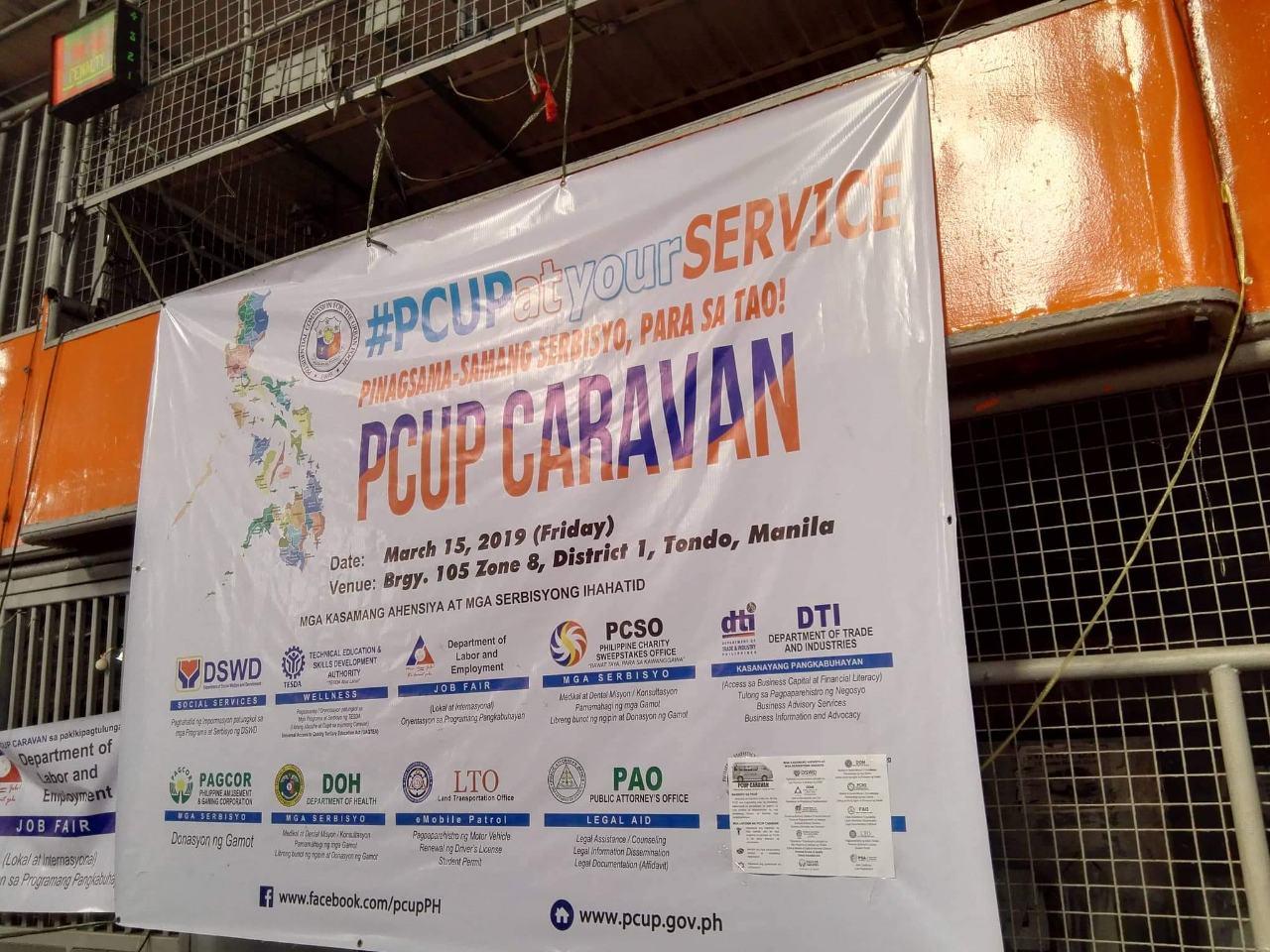 PCUP Caravan Job Fair March 13 2019 At Tondo Manila Philippine